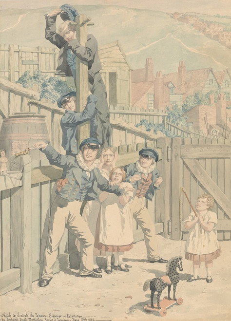 Digital Print - Sketch for the Passions; Suspense or Expectation by Richard Dadd