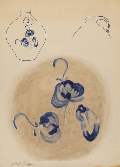 Digital Print - Jug by Yolande Delasser