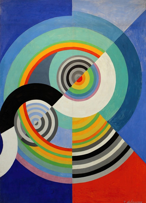 Digital Print - Rythme n3 by Robert Delaunay
