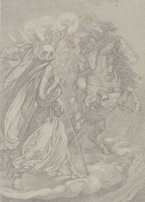 Digital Print - Macbeth, Banquo und die Hexen by Ferdinand Fellner