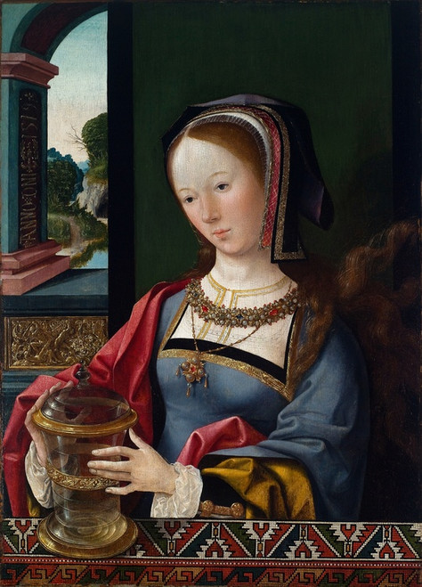 Digital Print - Mary Magdalene by Jacob Cornelisz. van Oostsanen