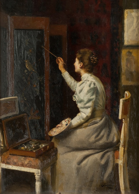 Digital Print - I ateljn by Emanuel Lindgren