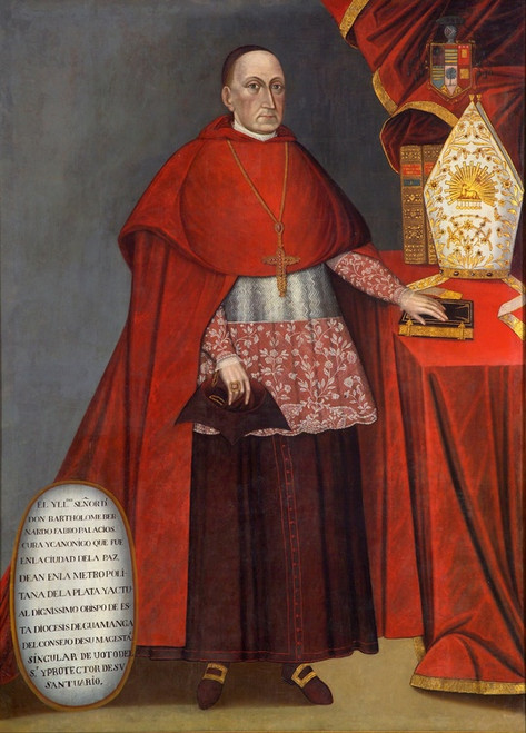 Digital Print - Bartholomew Fabro y Palacios, Bishop of Huamanga by Jos Nez de Sotomayor