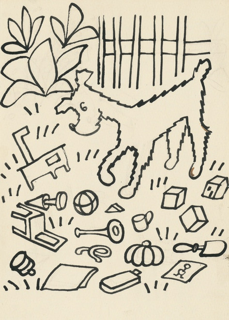 Digital Print - I Had a Dog and a Cat Pl 13 by Josef apek
