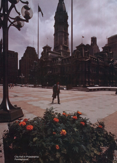 Digital Print - Scenically Yours, City Hall in Philadelphia, Pennsylvania by U.S. Information Agency