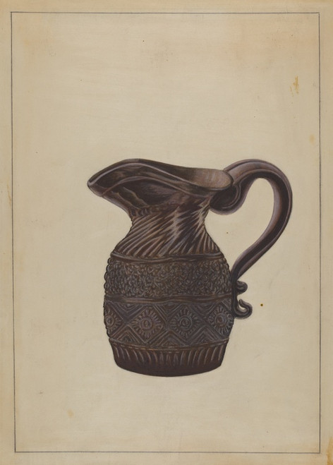 Digital Print - Cream Pitcher by Nicholas Amantea