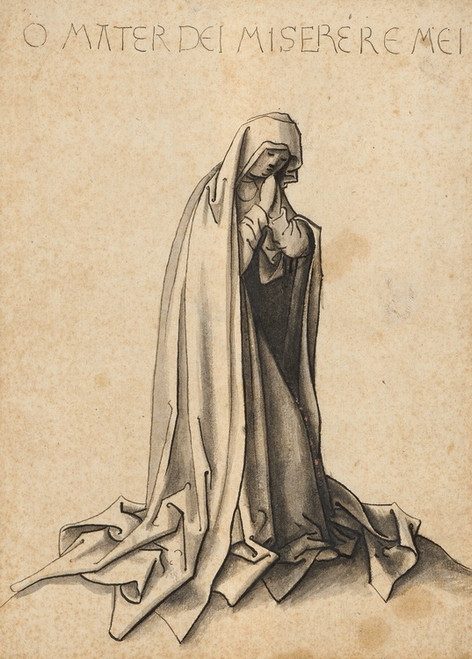 Digital Print - Mary as Our Lady of Sorrows by Workshop of Hans Holbein the elder