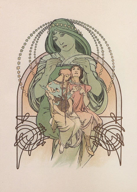 Digital Print - Ilse, princesse de Tripoli by Alphonse Mucha