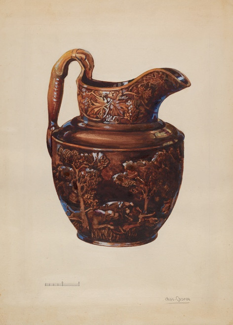 Digital Print - Pitcher by Charles Caseau Digital Print - Pitcher by Charles Caseau