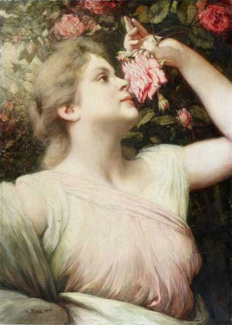 Digital Print - The Smell by Gabriel von Max