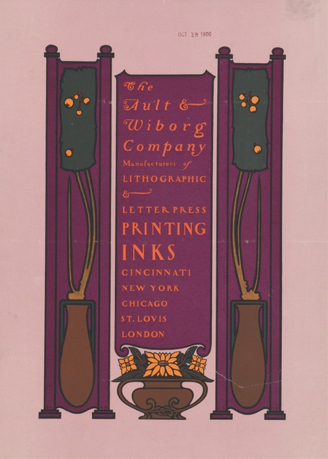 Digital Print - Ault and Wiborg, Ad. 134 by Will Bradley