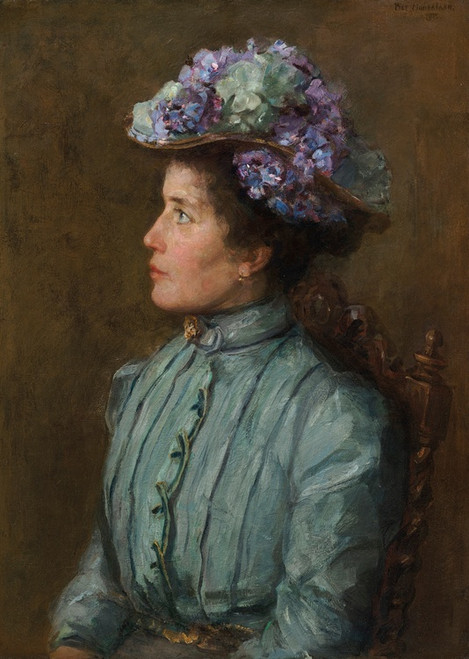 Digital Print - Portret van Elisabeth Sophia Maria (Betsy) Cavalini by Piet Mondrian