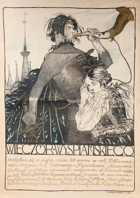 Digital Print - Wieczr Wyspiaskiego by Kazimierz Sichulski