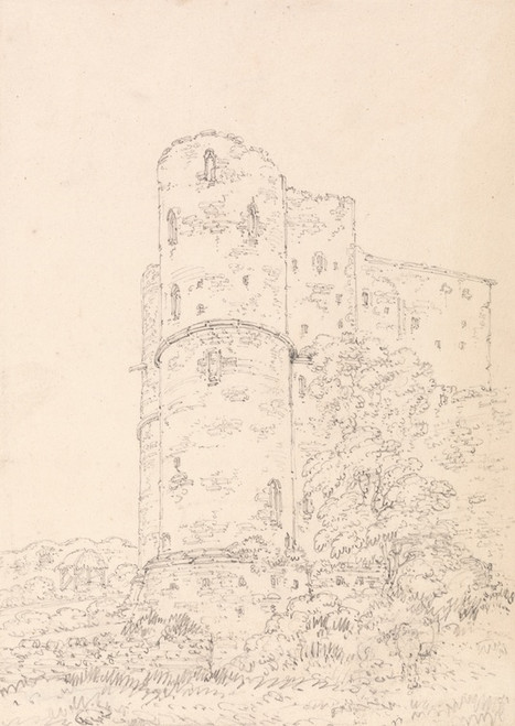 Digital Print - Saltwood Castle, Kent by Thomas Girtin