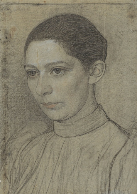 Digital Print - Portret van Mej. Sara de Swart by Jan Veth