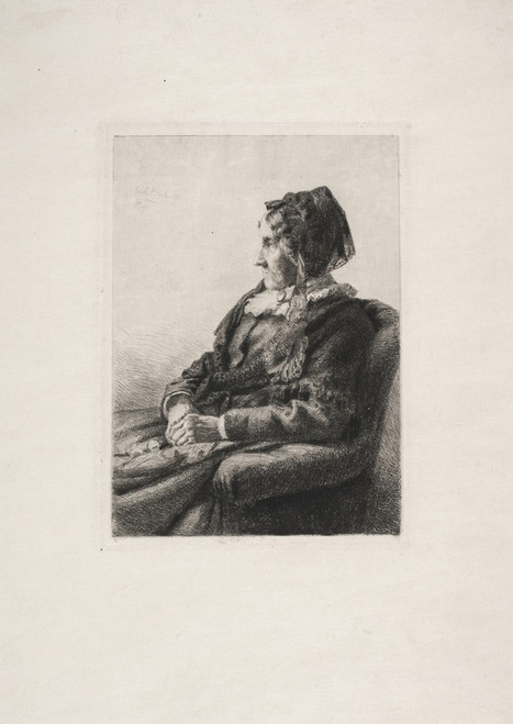 Digital Print - Portrait of a lady by Carl Bloch