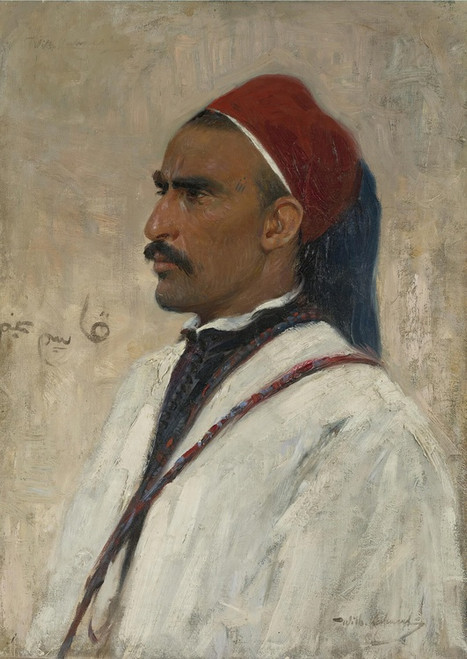 Digital Print - Portrait of an arab by Wilhelm Kuhnert Digital Print - Portrait of an arab by Wilhelm Kuhnert
