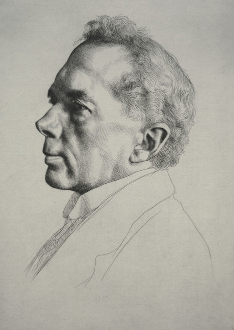 Digital Print - Campbell Dodgson, Profile to the Left by William Strang