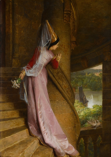 Digital Print - The secret rendezvous by Pierre-Charles Comte