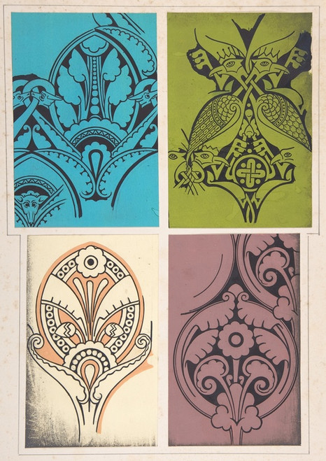 Digital Print - Design drawing by Christopher Dresser