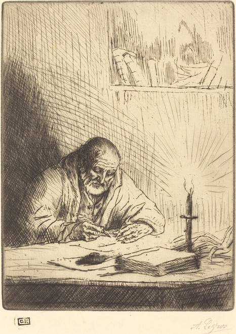 Digital Print - Archeologist (L'archeologue) by Alphonse Legros