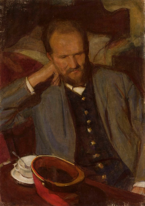 Digital Print - Portrait of Stanisaw Florek, railway official by Wojciech Weiss