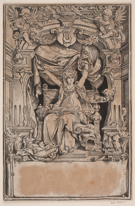 Digital Print - Titelblad og Vignet til en Udgave af Faust , Mnchen 1884 by Andr Bork