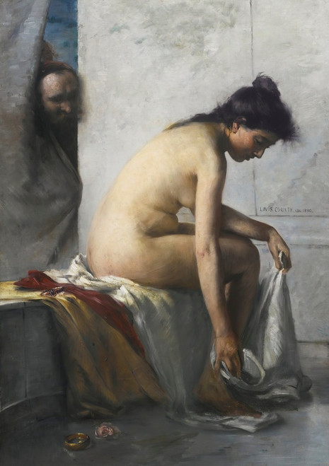 Digital Print - Susanna Im Bade by Lovis Corinth