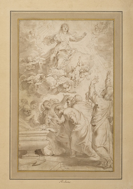 Digital Print - The Assumption of the Virgin by Peter Paul Rubens