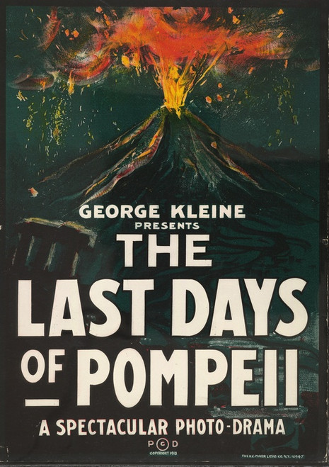 Digital Print - The Last Days of Pompeii by H.C. Miner Litho. Co. Digital Print - The Last Days of Pompeii by H.C. Miner Litho. Co.