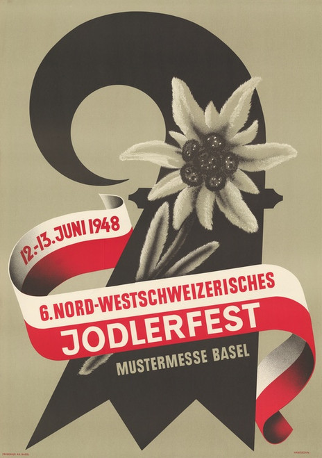 Digital Print - 6. Nord-Westschweizerisches Jodlerfest, Mustermesse Basel by Johannes Handschin