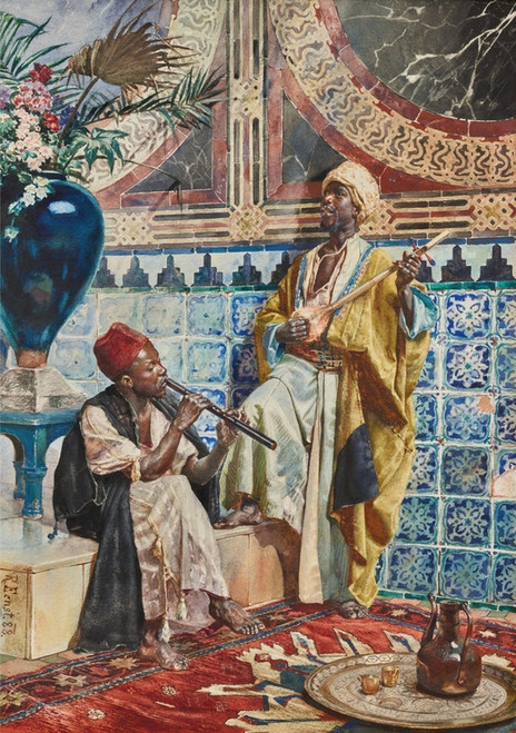Digital Print - The Musicians by Rudolf Ernst