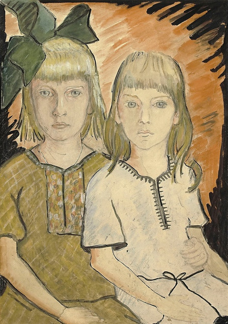 Digital Print - Helga und Eva Goerger by Otto Mueller