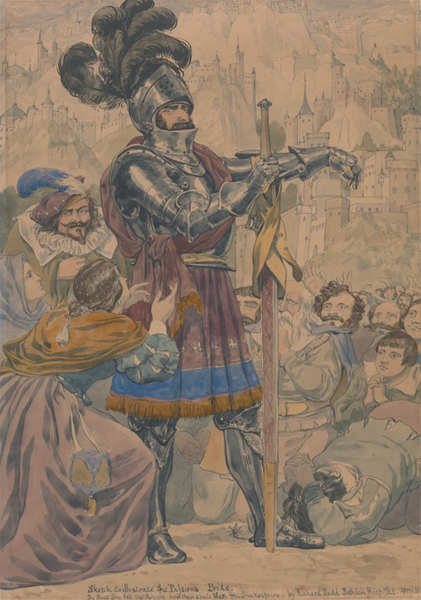 Digital Print - Sketch for the Passions; Pride by Richard Dadd