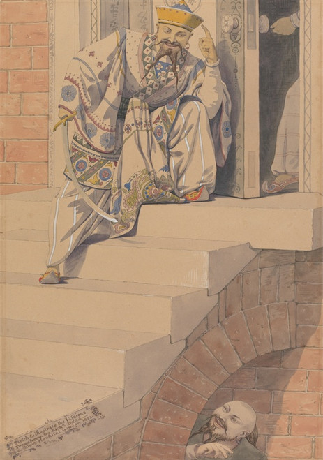 Digital Print - Sketch for the Passions; Treachery by Richard Dadd