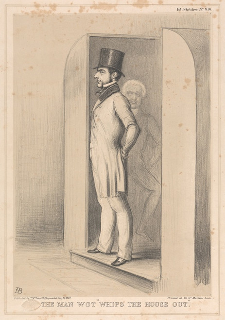 Digital Print - The Man Wot 'Whips the House Out' by John Doyle