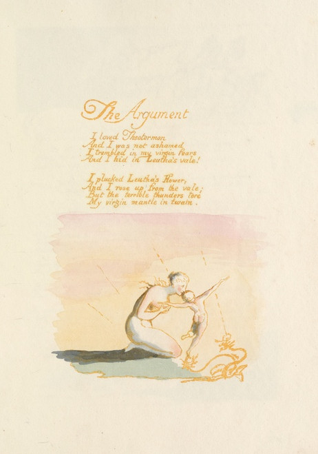 Digital Print - Visions of the daughters of Albion Pl. 02 by William Blake