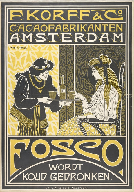 Digital Print - F. Korff & Co. Cocoa manufacturers Amsterdam by Willem Pothast