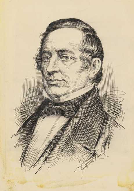Digital Print - Washington Irving by Jacques Reich