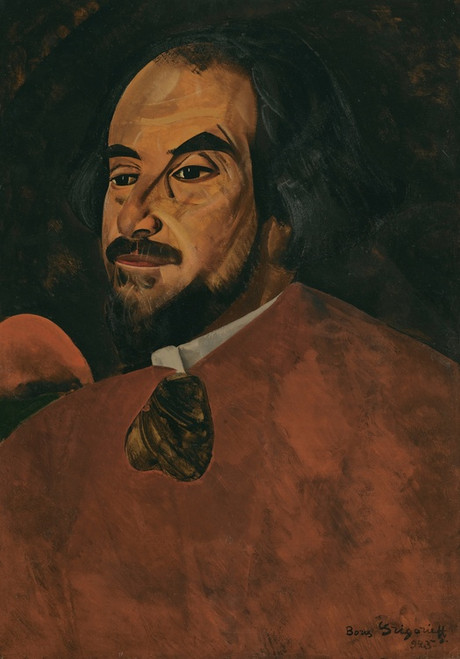 Digital Print - Portrait of An Actor Said To Be Nikolai Alexandrov by Boris Grigoriev