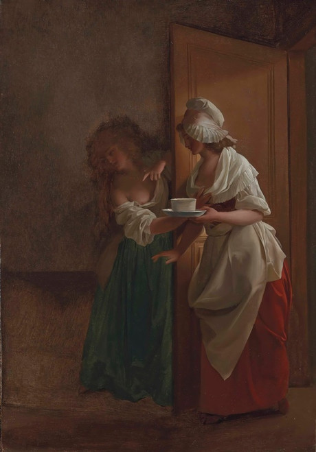 Digital Print - La tasse de chocolat ('The Cup of Chocolate') by Louis Lopold Boilly