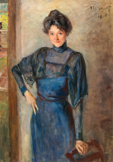 Digital Print - Portrait of Mrs Caughey by John Butler Yeats