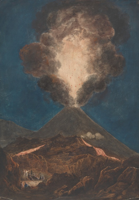 Digital Print - Vesuvius in Eruption by Isaac Weld