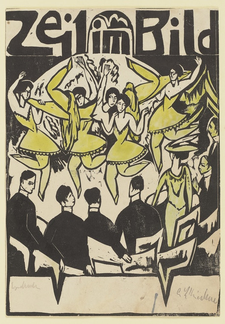 Digital Print - Eispalast-Tnze by Ernst Ludwig Kirchner