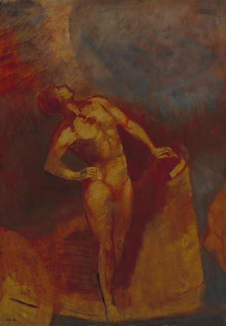 Digital Print - Esquisse pour 'Le Char d'Apollon' by Odilon Redon