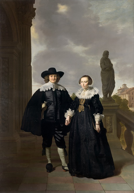 Digital Print - Frederick van Velthuysen and his wife, Josina by Thomas de Keyser