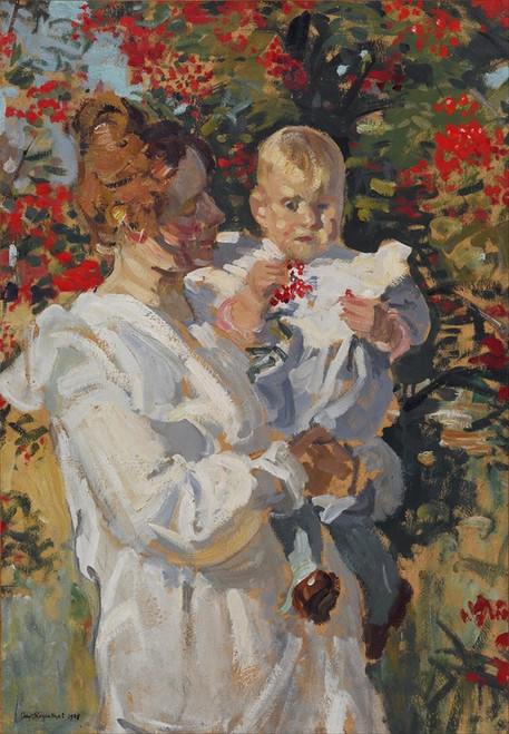 Digital Print - Under the Rowan Tree by Janis Rozentls