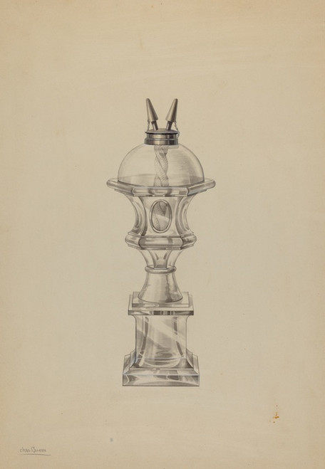 Digital Print - Lamp by Charles Caseau
