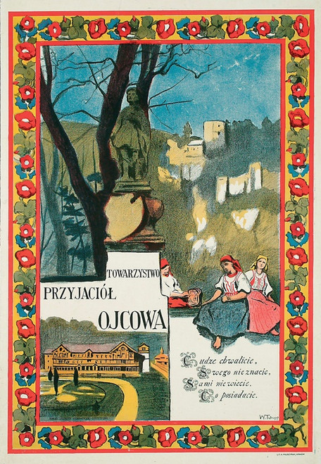 Digital Print - Towarzystwo Przyjaci Ojcowa by Wodzimierz Tetmajer