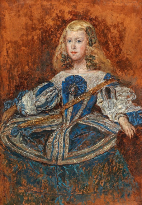 Digital Print - Portrait of Infantin Margarita after Diego Velazquez by Olga Boznanska
